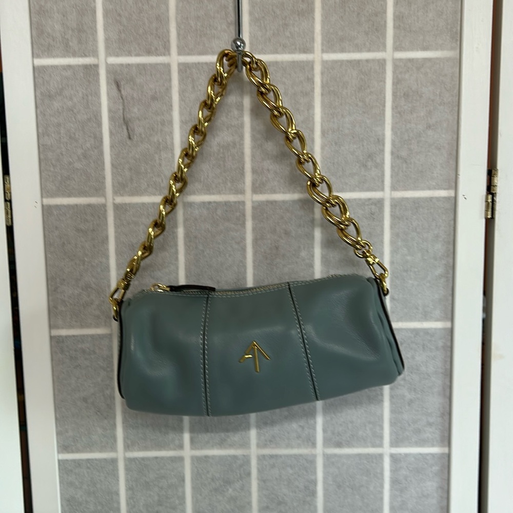 Manu Atelier Cylinder Leather Shoulder Bag